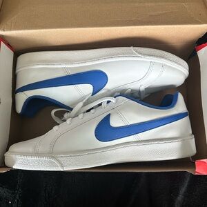 Nike Classic White and Blue Sneakers
